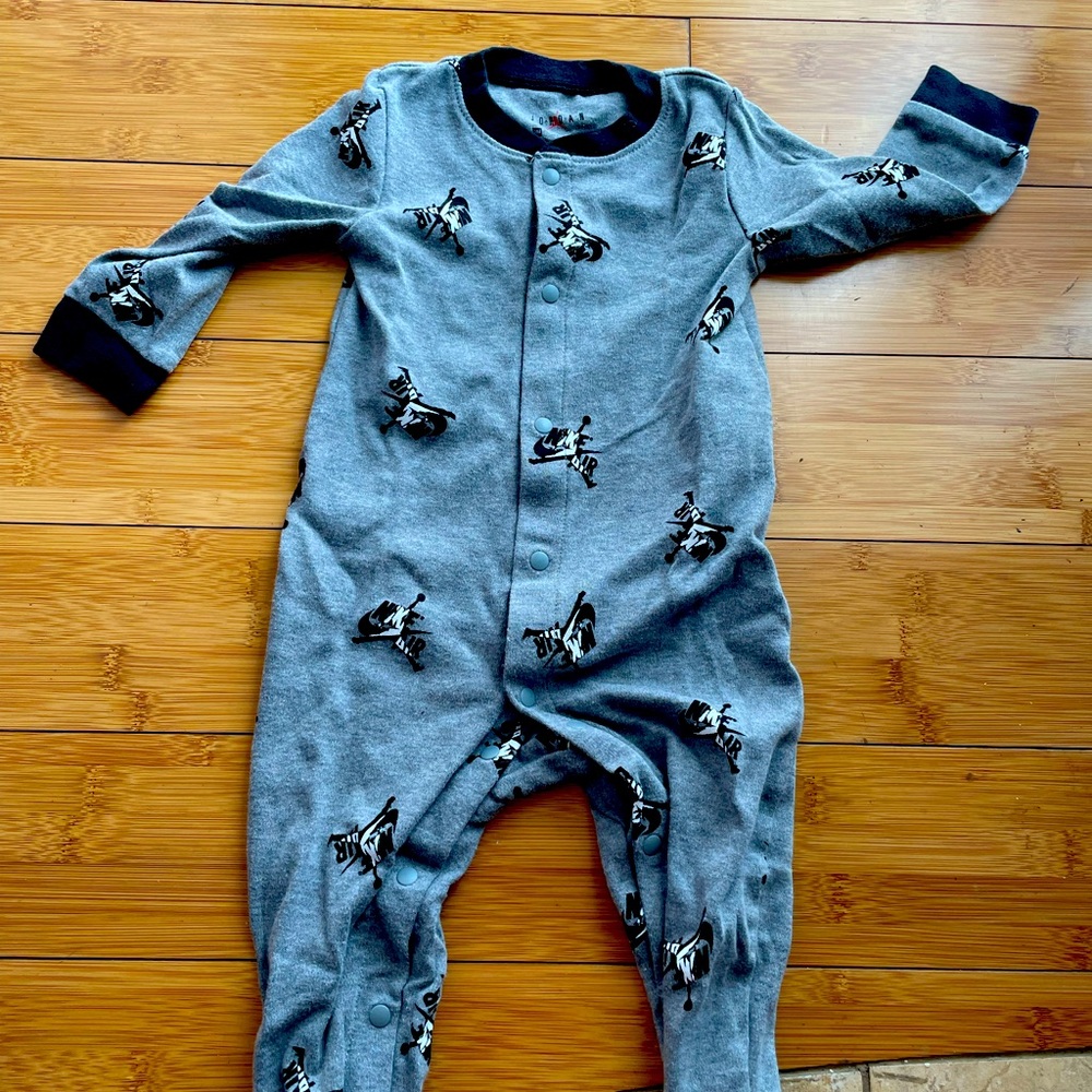 Baby- air Jordan pajama onesie. 6-9 months